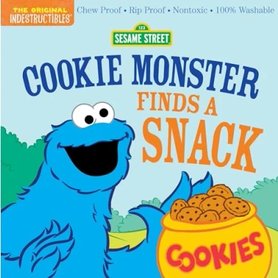 Afbeelding van Indestructibles: Sesame Street: Cookie Monster Finds a Snack: Chew Proof · Rip Nontoxic 100% Washable (Book for Babies, Newborn Books, Safe to Chew)