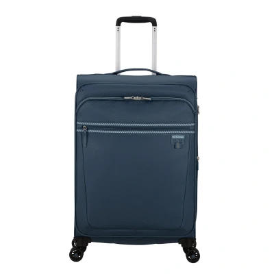 Afbeelding van American Tourister Reiskoffer Aerospin M spinner (4wiel) 69 cm Uitbreidbaar Indigo 80 l 2.5 kg