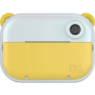 Afbeelding van myFirst Camera Insta Wi Blauw digitale kindercamera en inkt loze labelprinter ineen draadloos 12MP selfie lens 1500mAh batterij