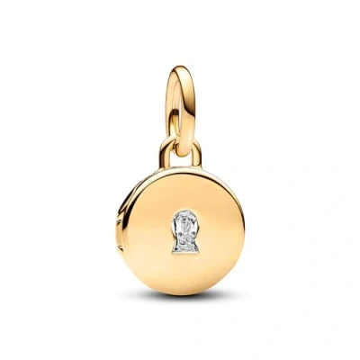 Afbeelding van Pandora 763066C01 Openable &amp; Engravable Love Locket Hangende Bedel inStock horloge Goudkleur