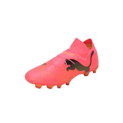 Afbeelding van Puma Future 7 PRO FG/AG Voetbalschoenen met kunststof noppen, Heren, Maat: 46, Sunset glow/black/sun stream Textiel/ synthetisch