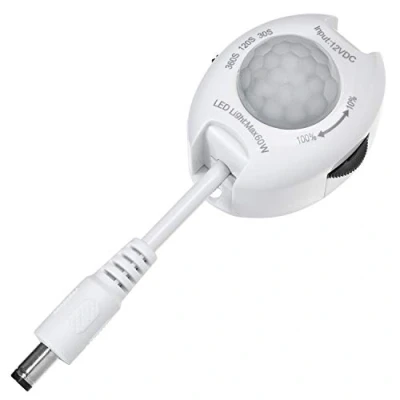 Afbeelding van PIR Bewegingssensor voor LED strip 12V 60W Timer MCE242 Maclean Bewegingsmelder