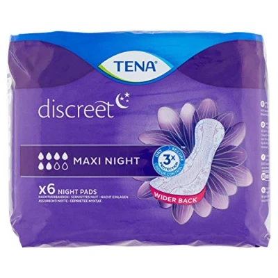 Afbeelding van Tena Discreet maxi night 6 stuks