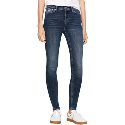 Afbeelding van Tommy Jeans Nora MD SKN DH1264 DW0DW19535 Skinny, Denim (Denim Dark), 26W/32L, 26W / 32L
