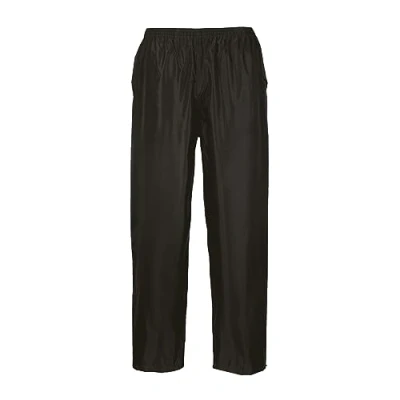 Afbeelding van Portwest Klassieke Volwassen Regenbroek Size: 5XL, Colour: Zwart, S441BKR5XL