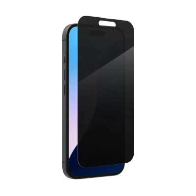 Afbeelding van ZAGG Screen Protector Geschikt voor Apple iPhone 15 / 16 InvisibleShield Glass Elite Privacy Gemakkelijke Installatie Antibacterieel