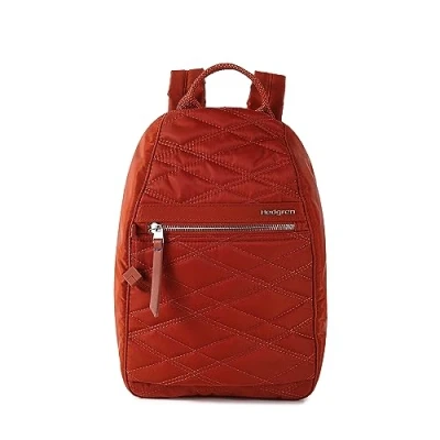 Afbeelding van Hedgren Vrije tijd Rugzak Inner City Vogue Backpack Small RFID New Quilt Brandy Brown Donkerrood