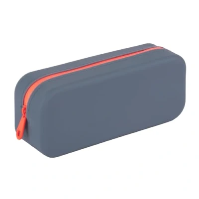 Afbeelding van APLI 19917 siliconen etui, tweekleurig, blauw en oranje, waterdicht, modern veelzijdig rechthoekig design, neoncollectie, afmetingen 75 x 185 55 mm