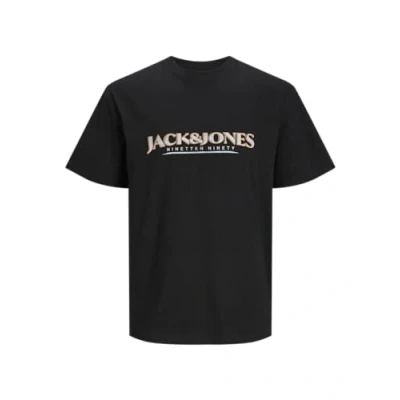 Afbeelding van JACK &amp; JONES JORGRAND Branding Tee SS Crew Neck BLK, zwart, M