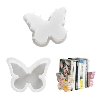 Afbeelding van JS MOLD Grote epoxyhars mallen vlinder hars siliconen mal DIY handwerk gietvorm het behoud van bloemen boekensteun ornamenten