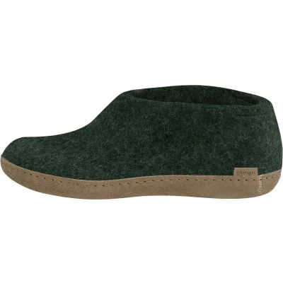 Afbeelding van glerups Dames en Heren slippers Leren zool
