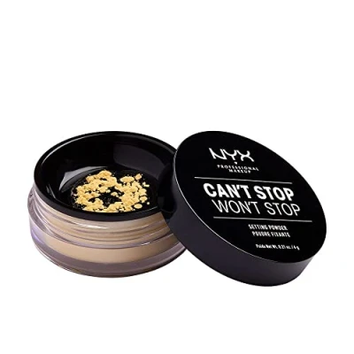 Afbeelding van Nyx Professional Makeup CAN ́T STOP WON Setting Powder Fixeerspray &amp; poeder, Dames, Maat: 6 g, banana