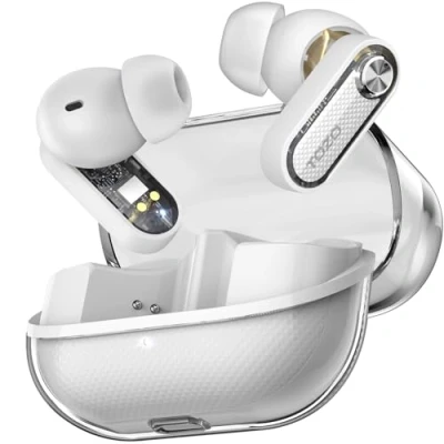 Afbeelding van TOZO Crystal Pods Hybride actieve ruisonderdrukking Draadloze oordopjes, Dual Mics ENC AI Clear Calls, Bluetooth 5.4 in Ear Headphones, 35H Long Playtime, IPX5 Waterproof Headset, 32 EQ&#039;s via App