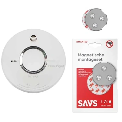 Afbeelding van FireAngel ST 622 Rookmelder + magnetische montageset 10 jaar batterij