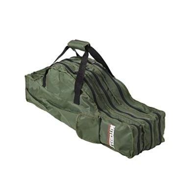 Afbeelding van Mitchell GT Pro Draagbare canvas tas voor hengels, hengeltas hengel en rol, organizer visaccessoires, groene transporttas