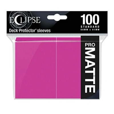 Afbeelding van Eclipse Matte Deck Protectors Hot Pink (100 stuks)
