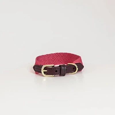 Afbeelding van Kentucky Halsband Jacquard Roze 37cm Agradi.nlverkocht door Agradi