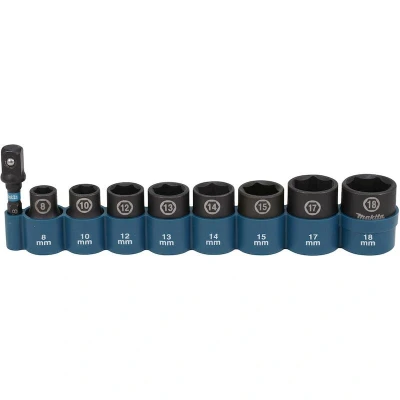 Afbeelding van Makita Krachtdopset Impact Black, 3/8 9 dlg E 16639