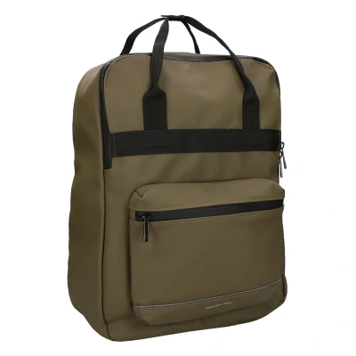 Afbeelding van Daniel Ray Birmingham Waterafstotende Rugtas olive green Schoolrugzak