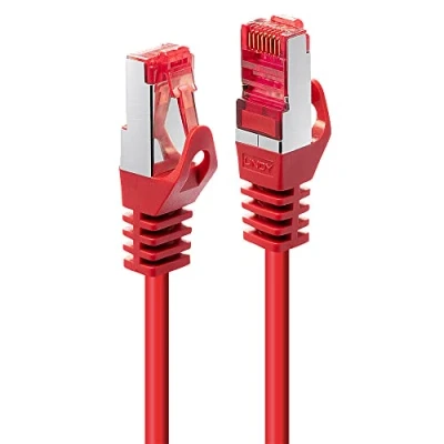 Afbeelding van LINDY 47366 RJ45 Netwerkkabel, patchkabel 5.00 m Rood 1 stuk(s)