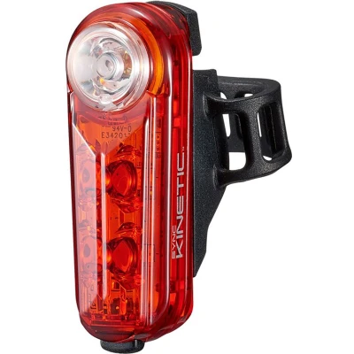 Afbeelding van CatEye Sync Kinetic Achterlicht Fiets Fietsverlichting LED Brandduur 100 tot 200 uur USB Oplaadbaar Zes lichtmodi
