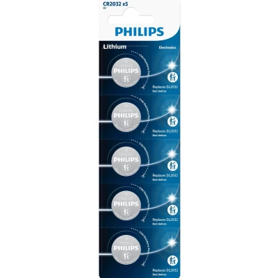 Afbeelding van Lithium Button Cell Battery Philips CR2032