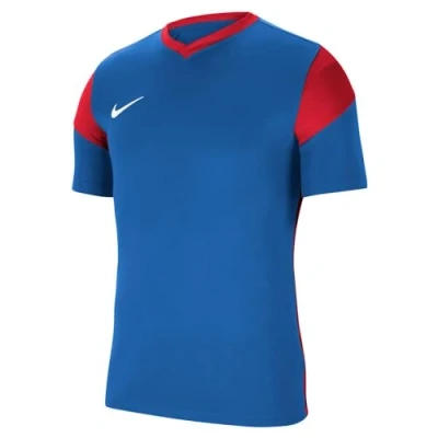 Afbeelding van Nike Heren Short Sleeve Top M Nk Df Prk Drb Iii Jsy Ss, Blauw; Royal Blue University Rood Wit, CW3826 464, XL
