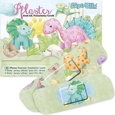 Afbeelding van Lutz Mauder 14637 Kinderpleisters, schattige dino&#039;s, 10 stuks