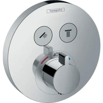 Afbeelding van Hansgrohe ShowerSelect S thermostaat afbouwdeel voor 2 functies