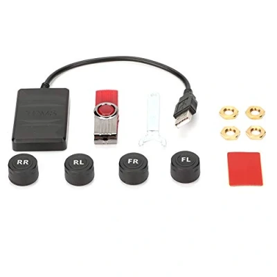 Afbeelding van Gorgeri TPMS sensor Auto USB bandenspanningscontrolesysteem bewakingsalarm met externe voor Android navigatie