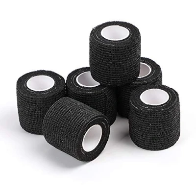 Afbeelding van STIGMA 6st Wegwerp Tattoo Grip Cover Wrap Elastische Zelfklevende Bandage Tape voor Machine Camo (2 “x 5 meter) (A)