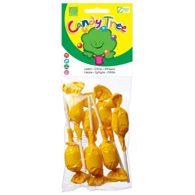 Afbeelding van Candy Tree Lollies Citroen 7 stuks