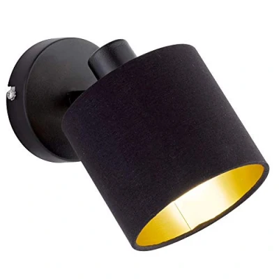 Afbeelding van REALITY TOMMY Spot Zwart goudkleur excl.1xE14 IP20