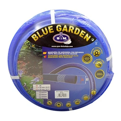 Afbeelding van S&amp;M 553127 tuinslang, versterkt, blauw, 19 x 25 mm