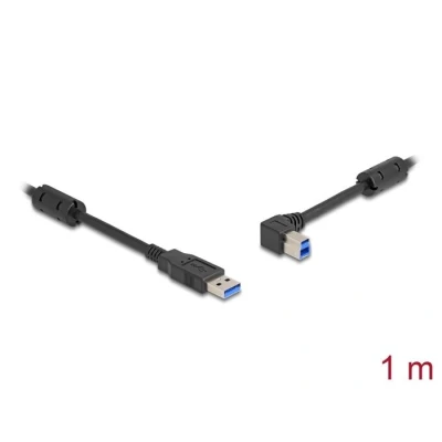 Afbeelding van Delock USB 5 Gbps Kabel Typ A Stecker zu B 90 links gewink