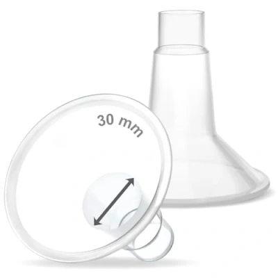 Afbeelding van Maymom MyFit 30mm Shield (2 st) Compatibel w Widemouth Connector Niet Originele Spectra S2 Accessoires S1 Pomp Onderdelen Flens