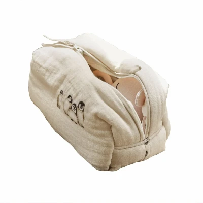 Afbeelding van LOBERON Tasje Jocienne beige