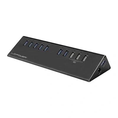 Afbeelding van LC Power HUB ALU 2B 10 Stroke 5.000 Mbps USB, USB 3.0 extern