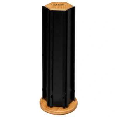 Afbeelding van Koffie cup/capsule houder/dispenser hout/metaal zwart 60 cups Koffiecuphouders