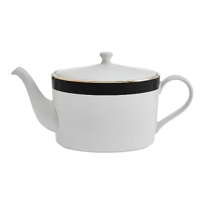 Afbeelding van Mikasa Luxe Deco Chinese Theepot, grote 4 kops theepot met filter, 1.1L, Art print en echt gouden details, vaatwasmachinebestendig