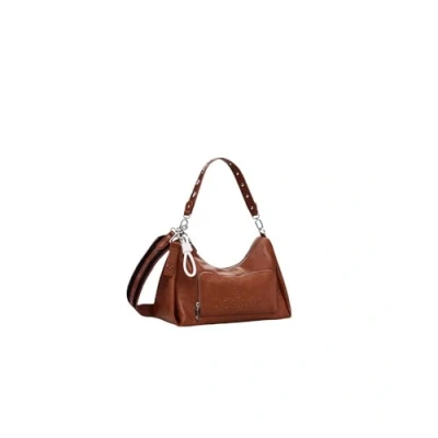 Afbeelding van Desigual Damesaccessoires, PU handtas, eenheidsmaat, Bruin, One Size