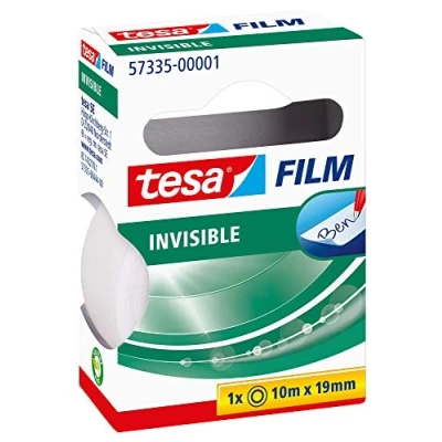 Afbeelding van tesa Bürokleinmaterial 57335 00001 01 tesafilm Invisible Transparant (l x b) 10 m 19 mm 1 stuk(s)