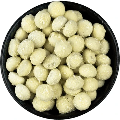 Afbeelding van Van Delft Kokos White Choc Kruidnoten 225gr Chocolade pepernoten