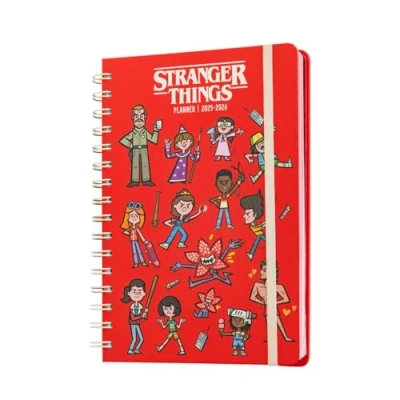 Afbeelding van Grupo Erik A5 Academic Diary 2025 2026 Week To View Stranger Things Stationery Back School Planner Student, Mid Year Gifts