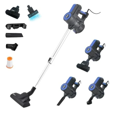 Afbeelding van Akitas S12 Snoer Stofzuiger Handheld Stok 2 in 1 Zakloze Met Duitse Wessel Werk Hoofd Nozzle Lichtgewicht (S12 Turbo)