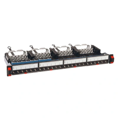 Afbeelding van Legrand lcs3 patchpaneel 24 v 1he compl incl stuks cat 6 ftp connectoren 033761