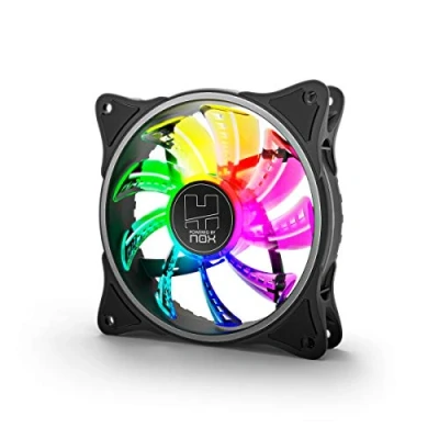 Afbeelding van Nox VENTILATOR 120X120 KREEFT A FAN ARGB (120 mm, 1 x), PC ventilator, Zwart
