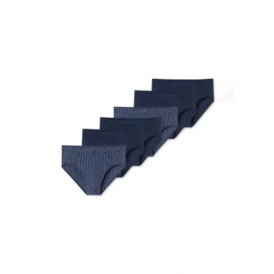 Afbeelding van Schiesser 6 PACK Slip, Heren, Maat: Medium, Blau