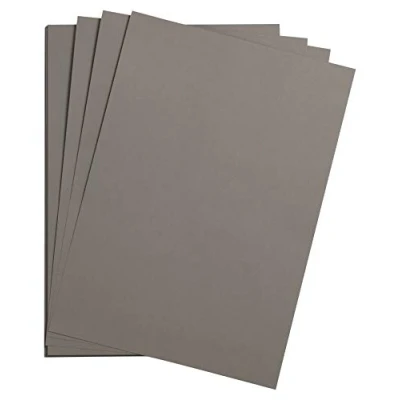 Afbeelding van Clairefontaine Ref 975262C Maya glad gekleurde tekenkaart (verpakking van 25 vellen) 185gsm A4 (29,7 x 21cm) Grijze kleur Diep geverfd, zuurvrij, pH neutraal