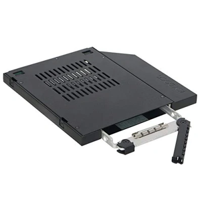 Afbeelding van ToughArmor MB411SPO 2B 2.5&quot; SATA SSD/HDD naar 1x Ultra SlimLine ODD (9.5mm) Hot Swap Wisselframe
